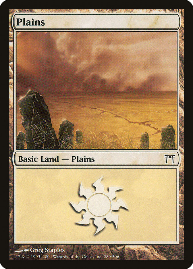 Plains (289) [Champions of Kamigawa] | Good Games Adelaide SA