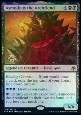 Asmodeus the Archfiend [Dungeons & Dragons: Adventures in the Forgotten Realms Prerelease Promos] | Good Games Adelaide SA