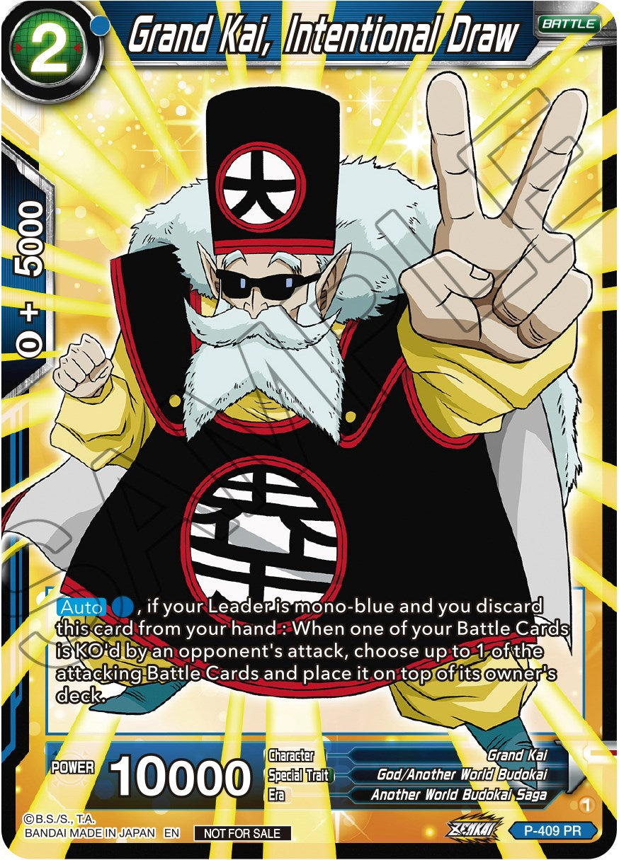 Grand Kai, Intentional Law (Zenkai Series Tournament Pack Vol.1) (P-409) [Tournament Promotion Cards] | Good Games Adelaide SA
