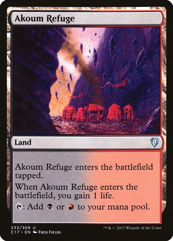 Akoum Refuge 233 (Commander 2017)  | Good Games Adelaide SA