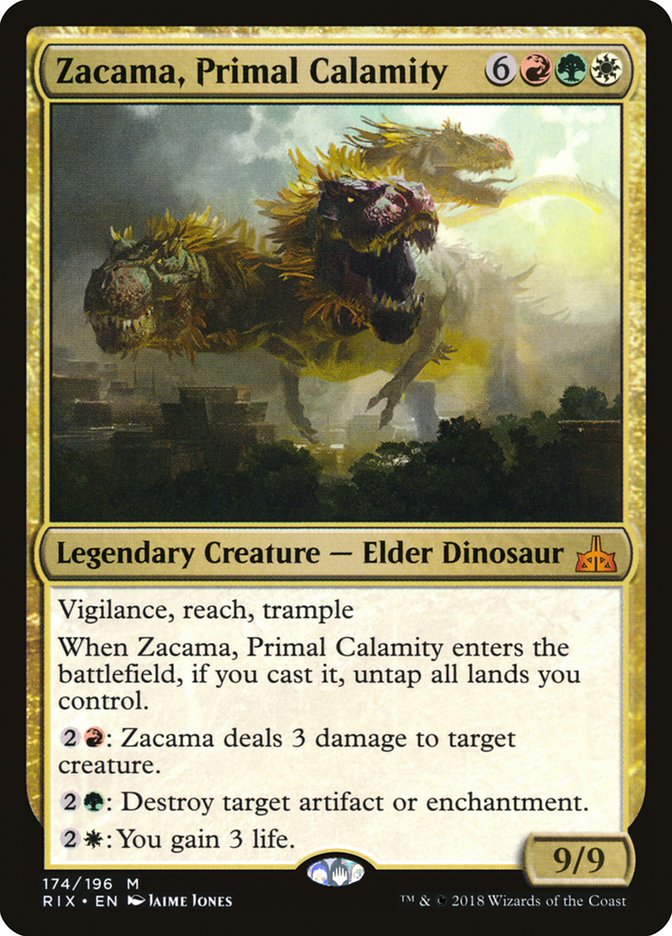 Zacama, Primal Calamity [Rivals of Ixalan] | Good Games Adelaide SA