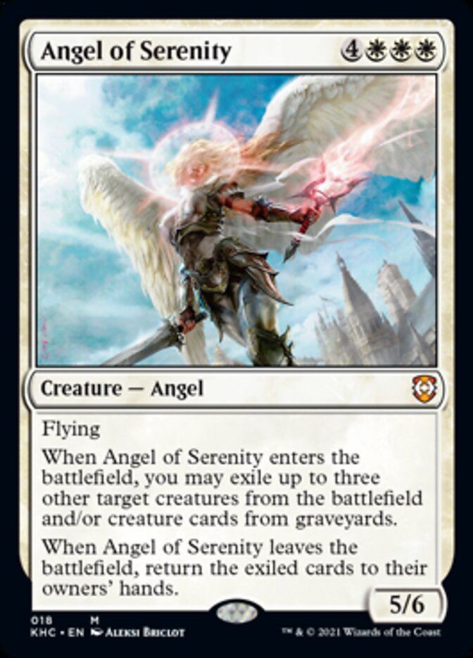 Angel of Serenity [Kaldheim Commander] | Good Games Adelaide SA