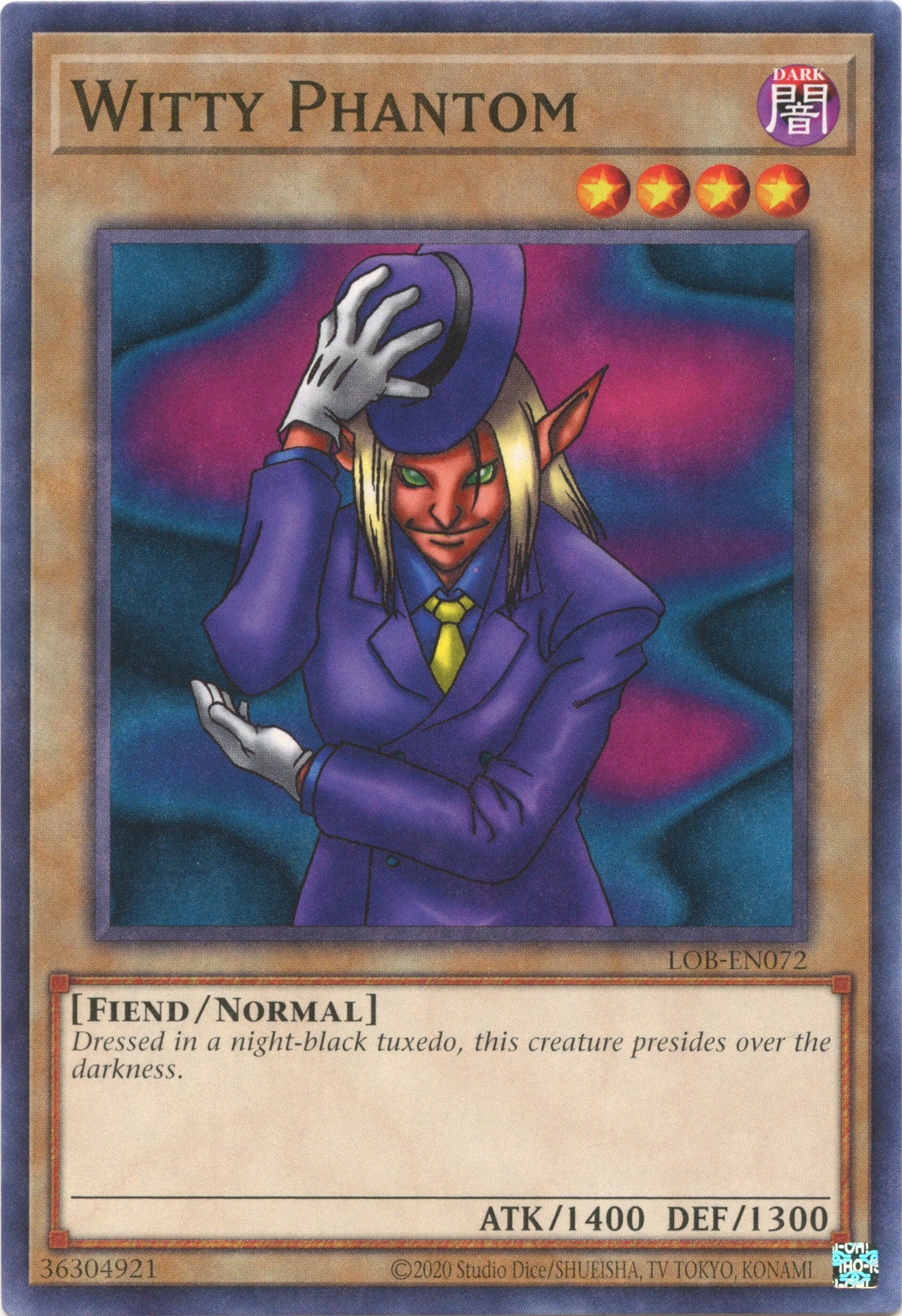 Witty Phantom (25th Anniversary) [LOB-EN072] Common | Good Games Adelaide SA