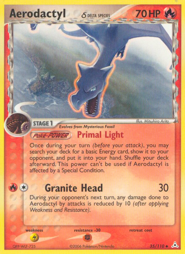 Aerodactyl (35/110) (Delta Species) [EX: Holon Phantoms] | Good Games Adelaide SA