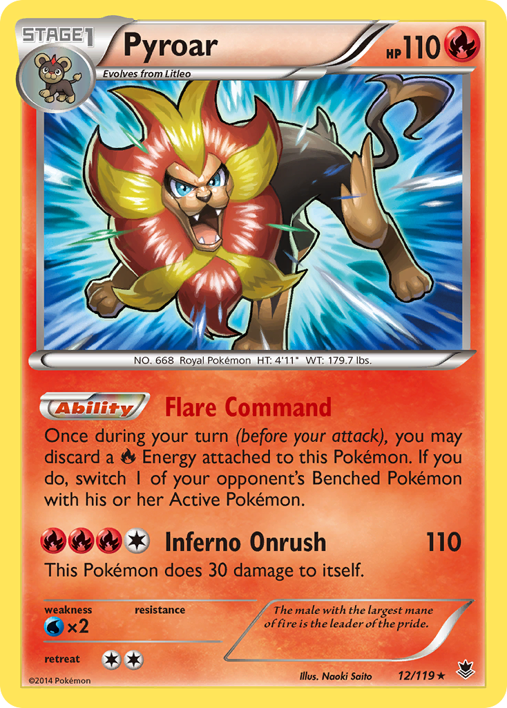 Pyroar (12/119) [XY: Phantom Forces] | Good Games Adelaide SA