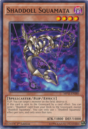 Shaddoll Squamata [MP15-EN080] Common | Good Games Adelaide SA