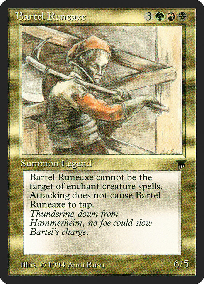 Bartel Runeaxe [Legends] | Good Games Adelaide SA