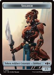 Solider (0032) // Copy Double-Sided Token [Tarkir: Dragonstorm Commander Tokens] | Good Games Adelaide SA