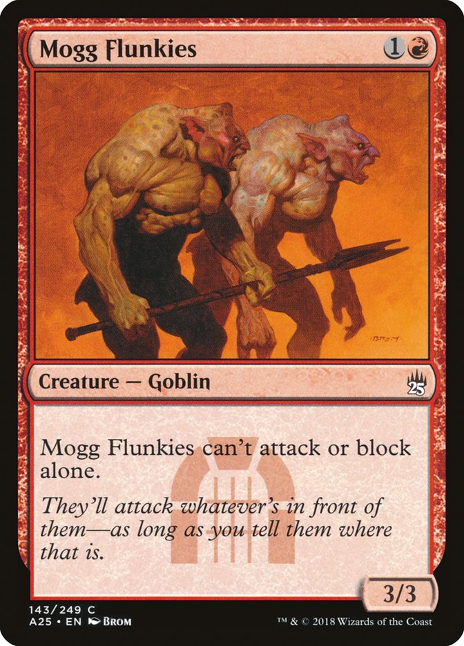 Mogg Flunkies 143 (Masters 25)  - Foil | Good Games Adelaide SA