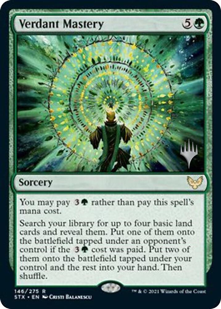 Verdant Mastery 146 (Promo Pack: Strixhaven)  - Foil | Good Games Adelaide SA