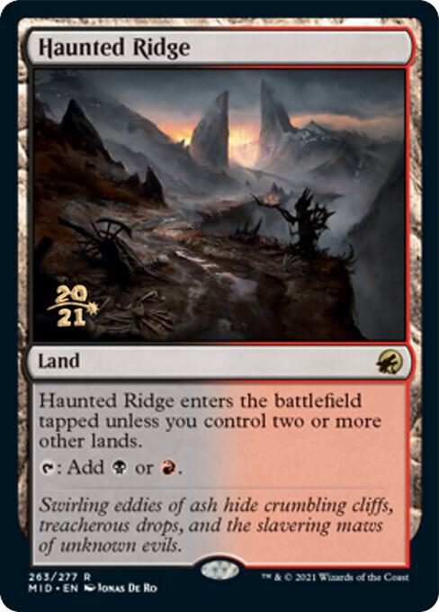 Haunted Ridge 263 (Prerelease Cards)  - Foil | Good Games Adelaide SA