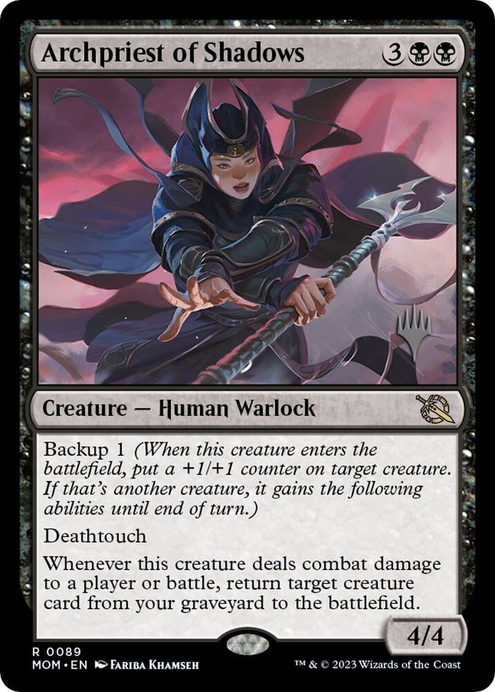 Archpriest of Shadows 89 (Promo Pack: March of the Machine)  - Foil | Good Games Adelaide SA