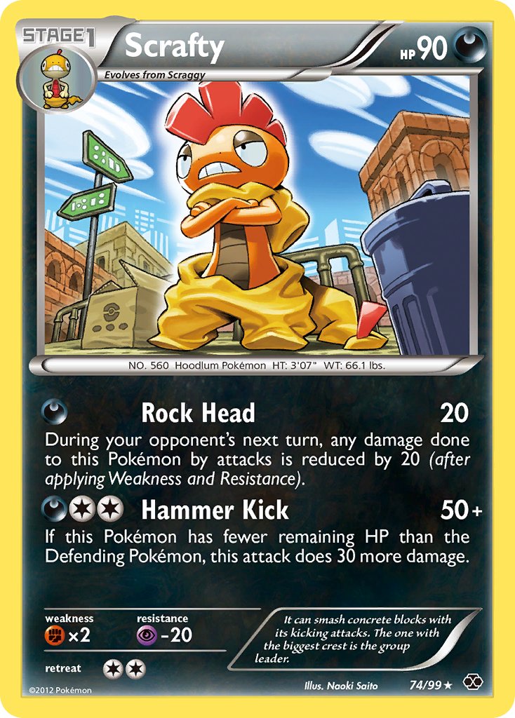 Scrafty (74/99) (Theme Deck Exclusive) [Black & White: Next Destinies] | Good Games Adelaide SA