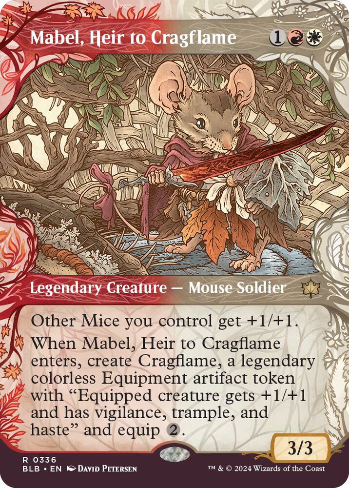 Mabel, Heir to Cragflame 336 (Bloomburrow)  | Good Games Adelaide SA