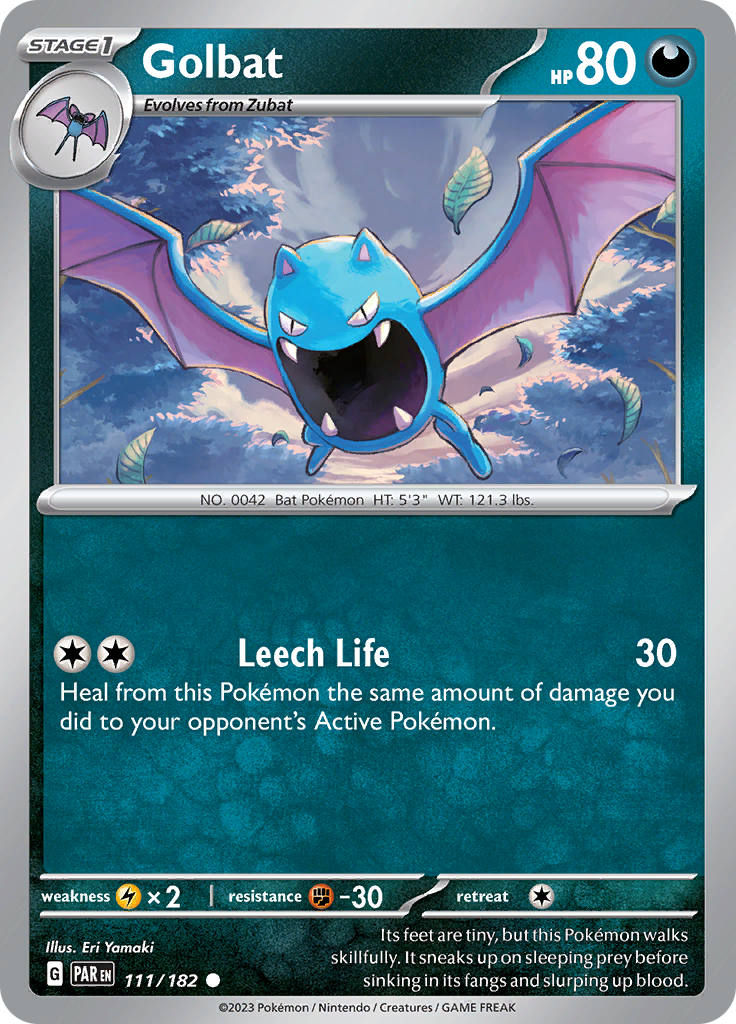 Golbat (111/182) [Scarlet & Violet: Paradox Rift] | Good Games Adelaide SA