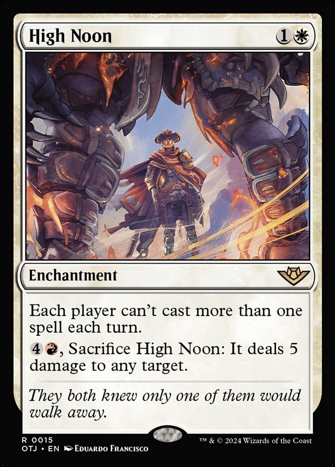 High Noon 15 (Outlaws of Thunder Junction)  - Foil | Good Games Adelaide SA