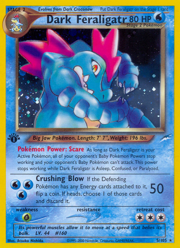Dark Feraligatr (5/105) [Neo Destiny 1st Edition] | Good Games Adelaide SA