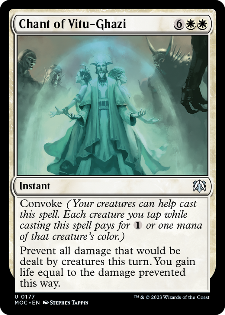 Chant of Vitu-Ghazi [March of the Machine Commander] | Good Games Adelaide SA