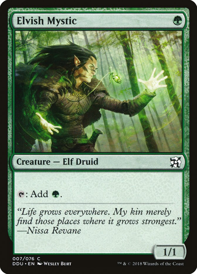 Elvish Mystic [Duel Decks: Elves vs. Inventors] | Good Games Adelaide SA