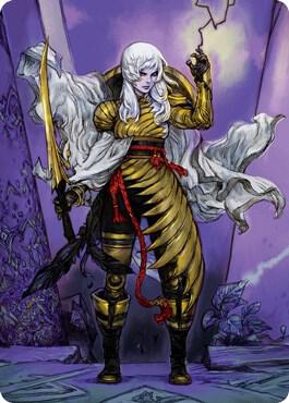 The Wandering Emperor Art Card 49 81 49 (Art Series: Kamigawa: Neon Dynasty)  | Good Games Adelaide SA