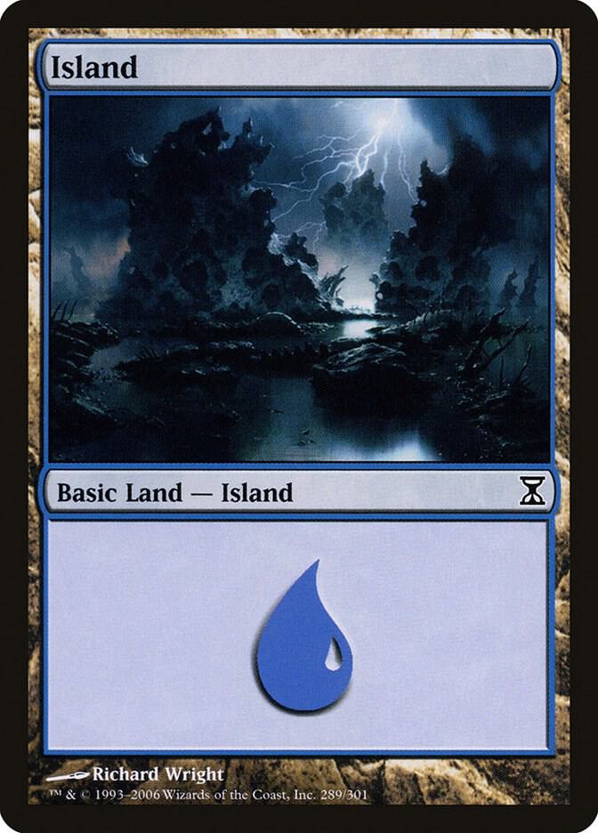 Island 289 (Time Spiral)  - Foil | Good Games Adelaide SA