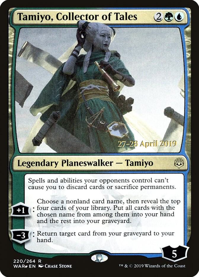 Tamiyo Collector of Tales 220 (Prerelease Cards)  - Foil | Good Games Adelaide SA