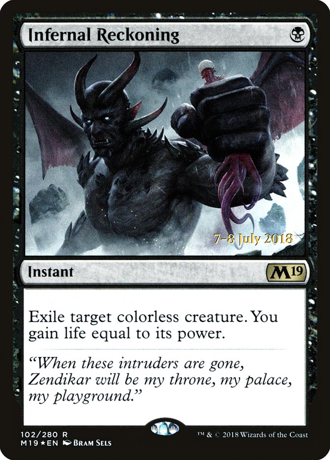 Infernal Reckoning [Core Set 2019 Promos] | Good Games Adelaide SA