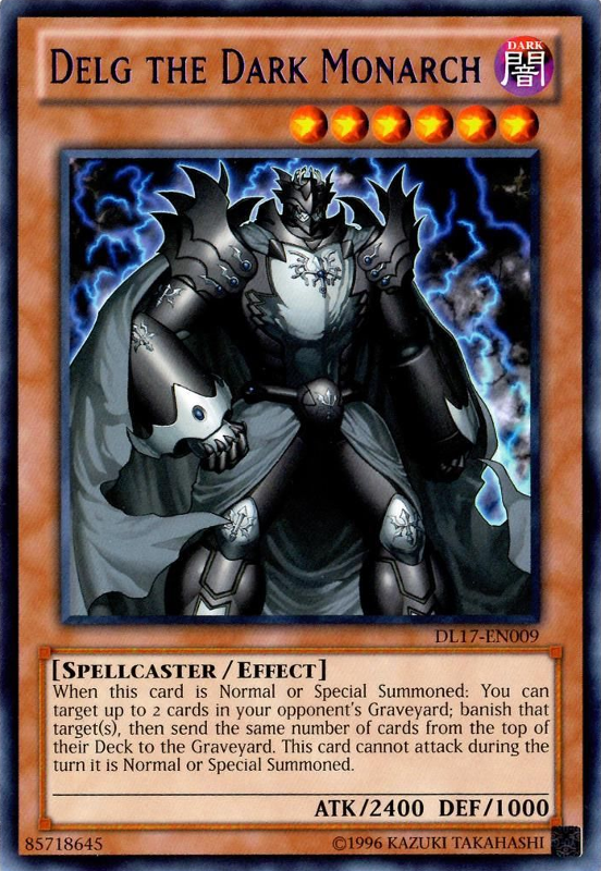 Delg the Dark Monarch (Purple) [DL17-EN009] Rare | Good Games Adelaide SA