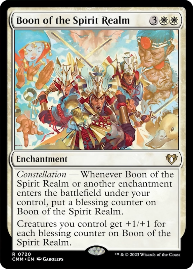 Boon of the Spirit Realm [Commander Masters] | Good Games Adelaide SA