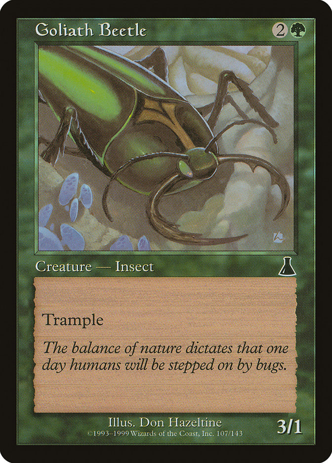 Goliath Beetle 107 (Urza's Destiny)  | Good Games Adelaide SA