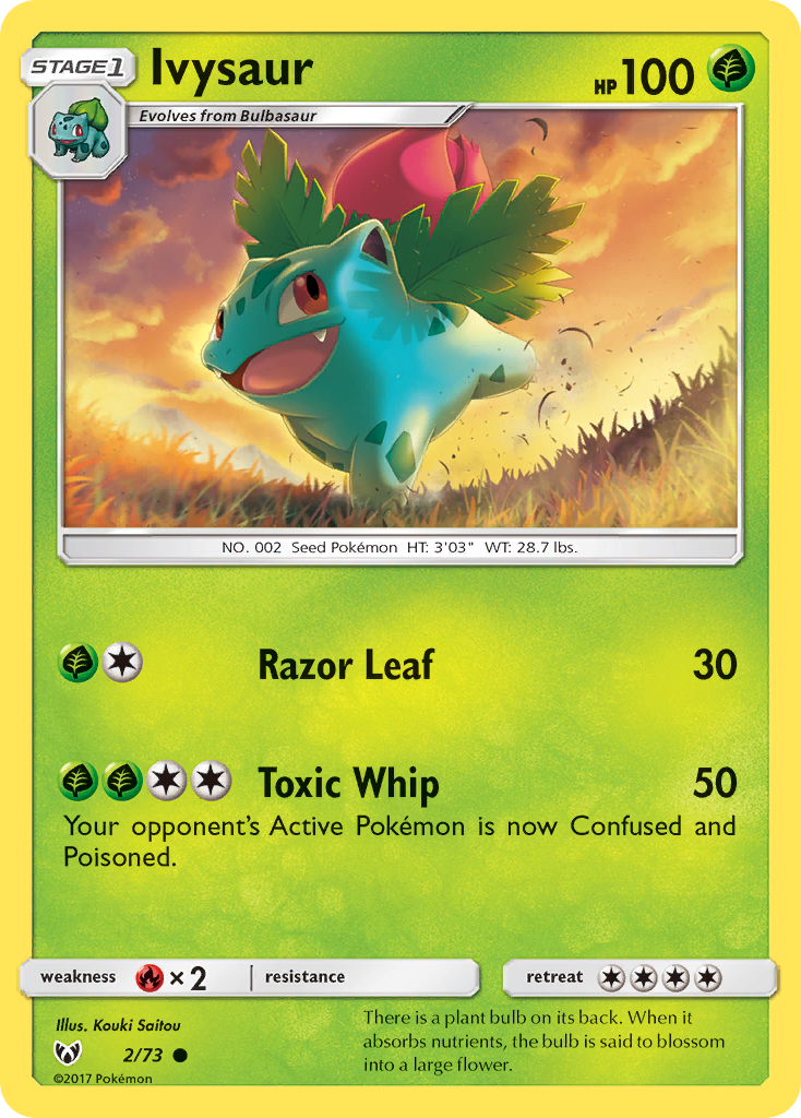 Ivysaur (2/73) [Sun & Moon: Shining Legends] | Good Games Adelaide SA