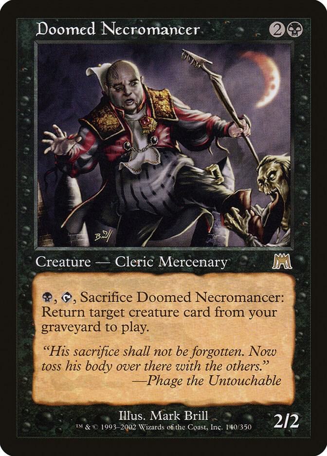 Doomed Necromancer 140 (Onslaught)  - Foil | Good Games Adelaide SA