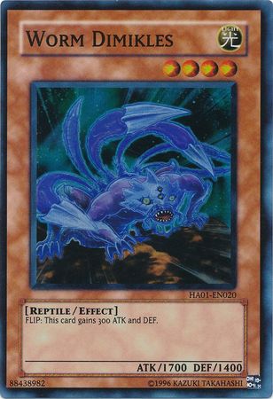 Worm Dimikles [HA01-EN020] Super Rare | Good Games Adelaide SA
