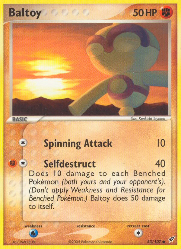 Baltoy (53/107) [EX: Deoxys] | Good Games Adelaide SA