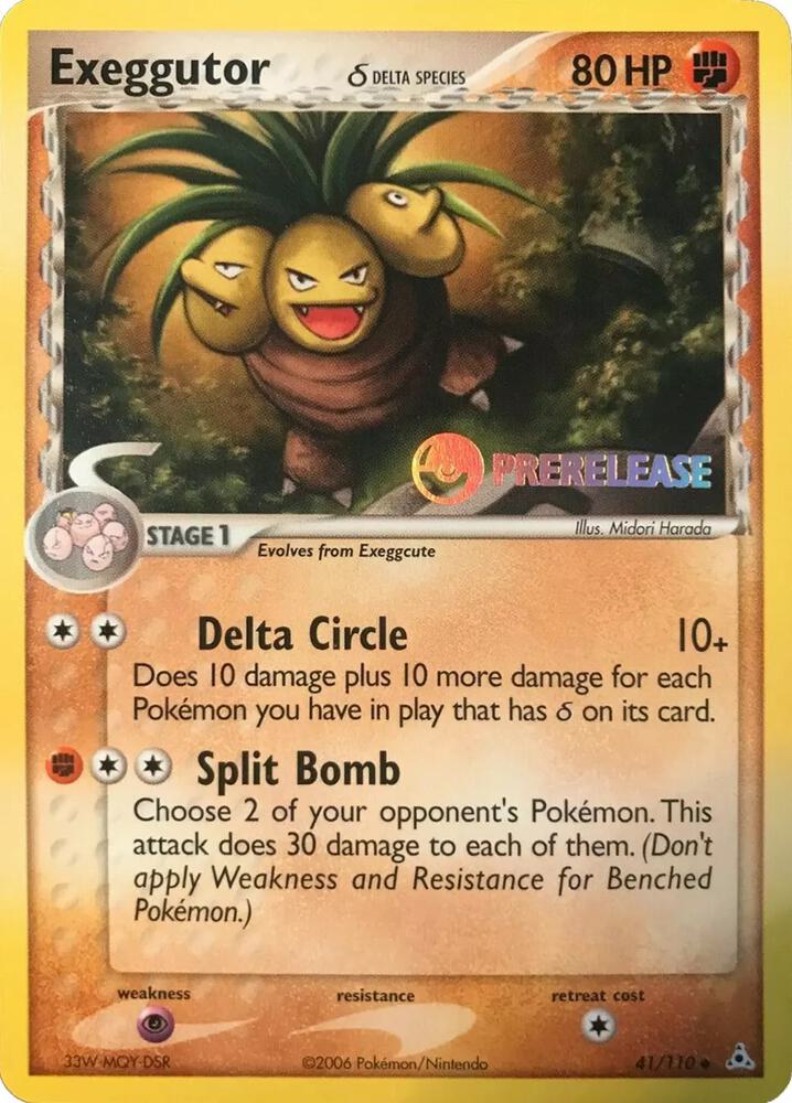 Exeggutor Delta Species Prerelease 41/110 (Nintendo Promos)  | Good Games Adelaide SA