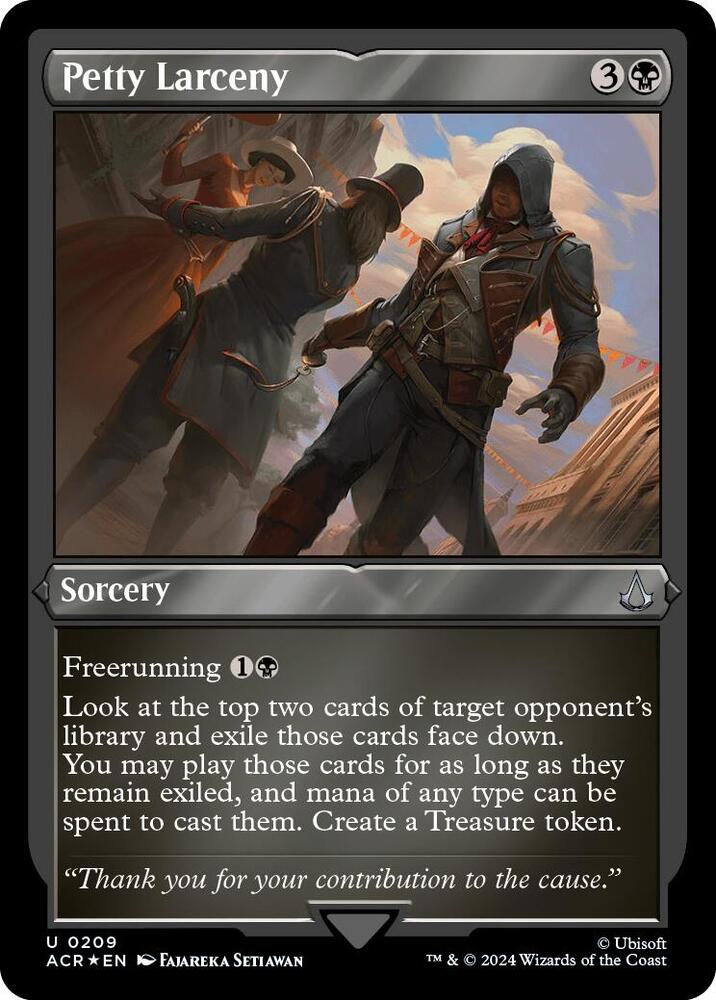 Petty Larceny 209 (Universes Beyond: Assassin's Creed)  - Foil | Good Games Adelaide SA