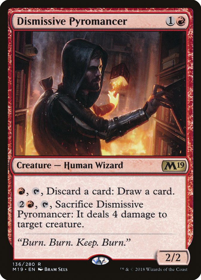 Dismissive Pyromancer [Core Set 2019] | Good Games Adelaide SA