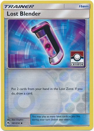 Lost Blender (181/214) (League Promo) [Sun & Moon: Lost Thunder] | Good Games Adelaide SA