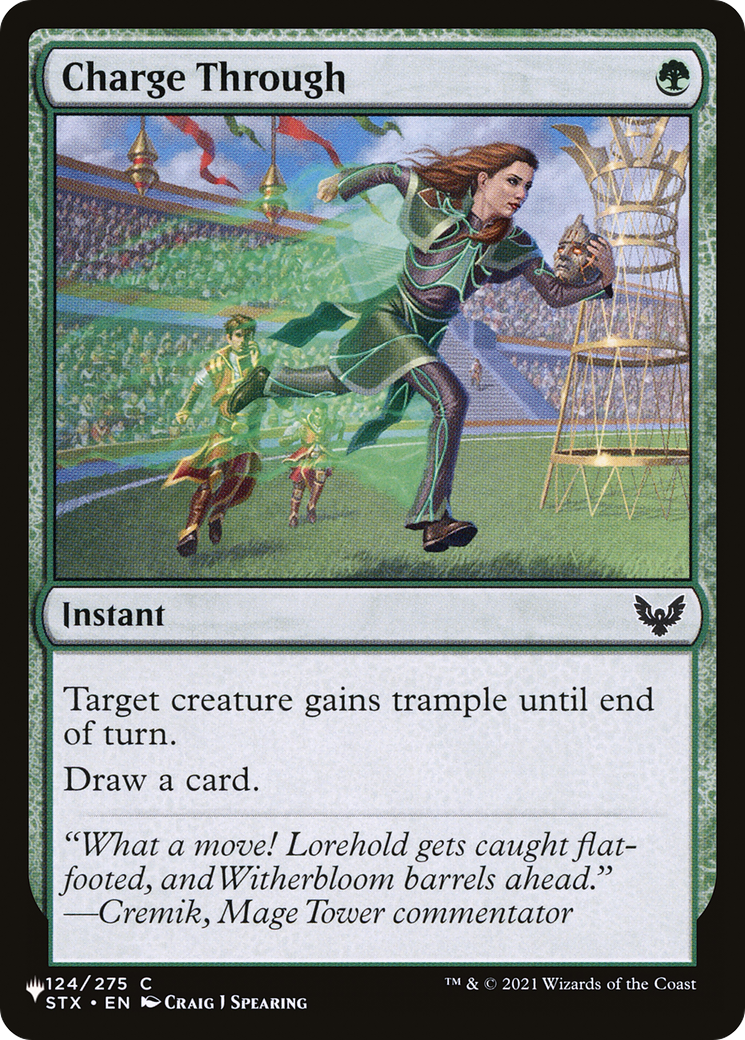 Charge Through [The List Reprints] | Good Games Adelaide SA