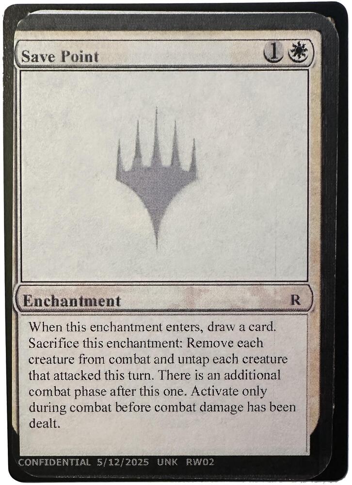 Save Point  (Un-Known Event Playtest Cards)  | Good Games Adelaide SA
