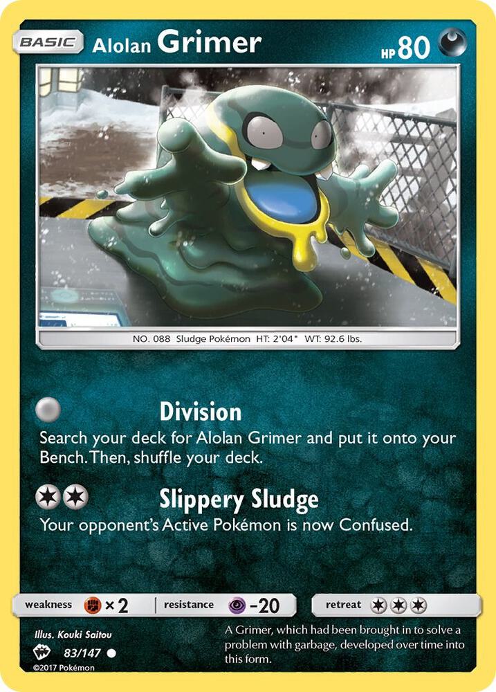 Alolan Grimer 83/147 (SM - Burning Shadows)  | Good Games Adelaide SA