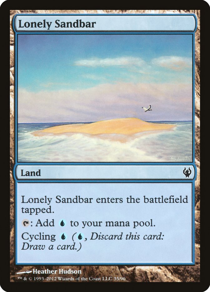 Lonely Sandbar [Duel Decks: Izzet vs. Golgari] | Good Games Adelaide SA