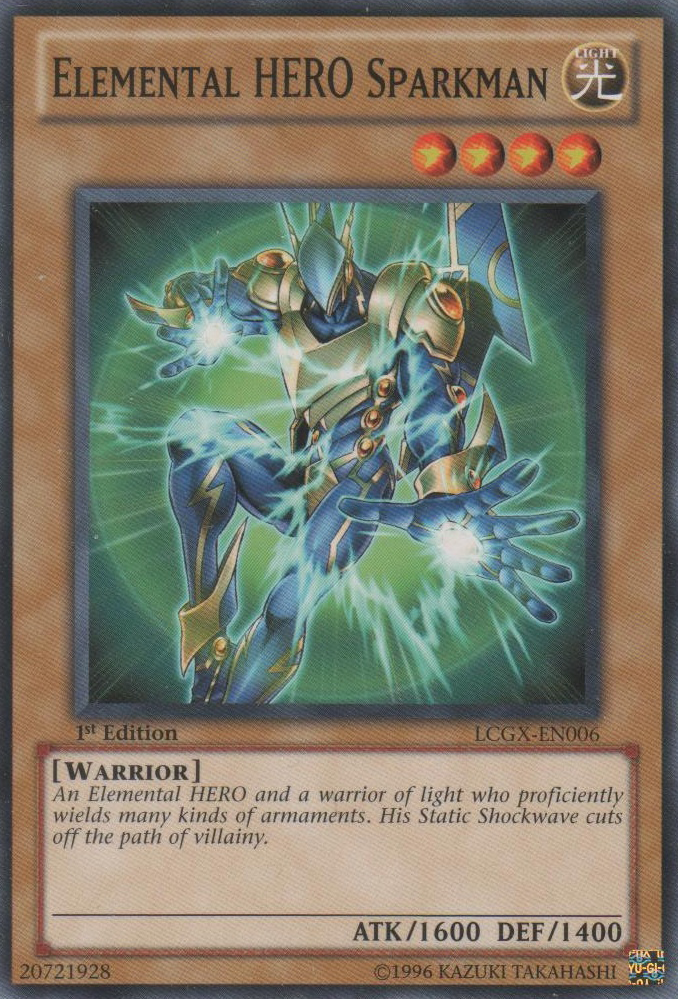 Elemental HERO Sparkman [LCGX-EN006] Common | Good Games Adelaide SA