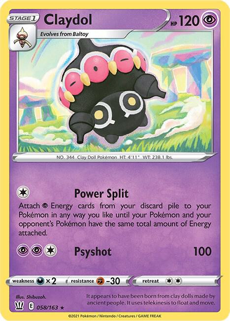 Claydol 058/163 (SWSH05: Battle Styles)  | Good Games Adelaide SA
