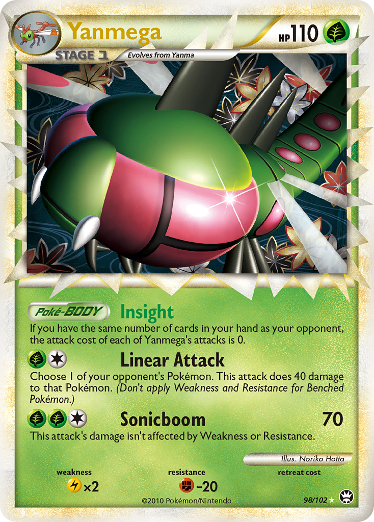 Yanmega (98/102) [HeartGold & SoulSilver: Triumphant] | Good Games Adelaide SA