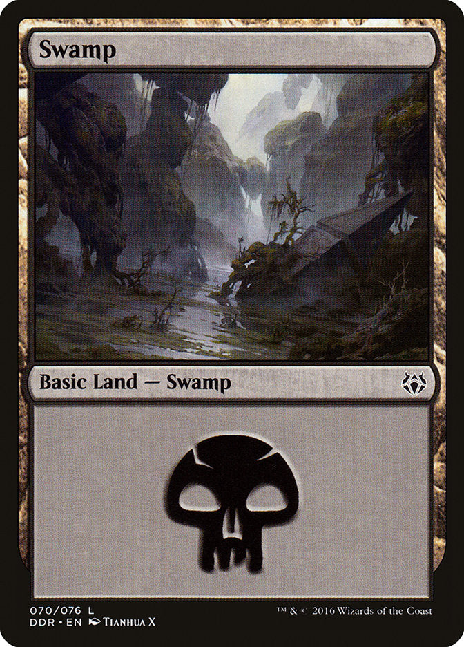Swamp (70) [Duel Decks: Nissa vs. Ob Nixilis] | Good Games Adelaide SA