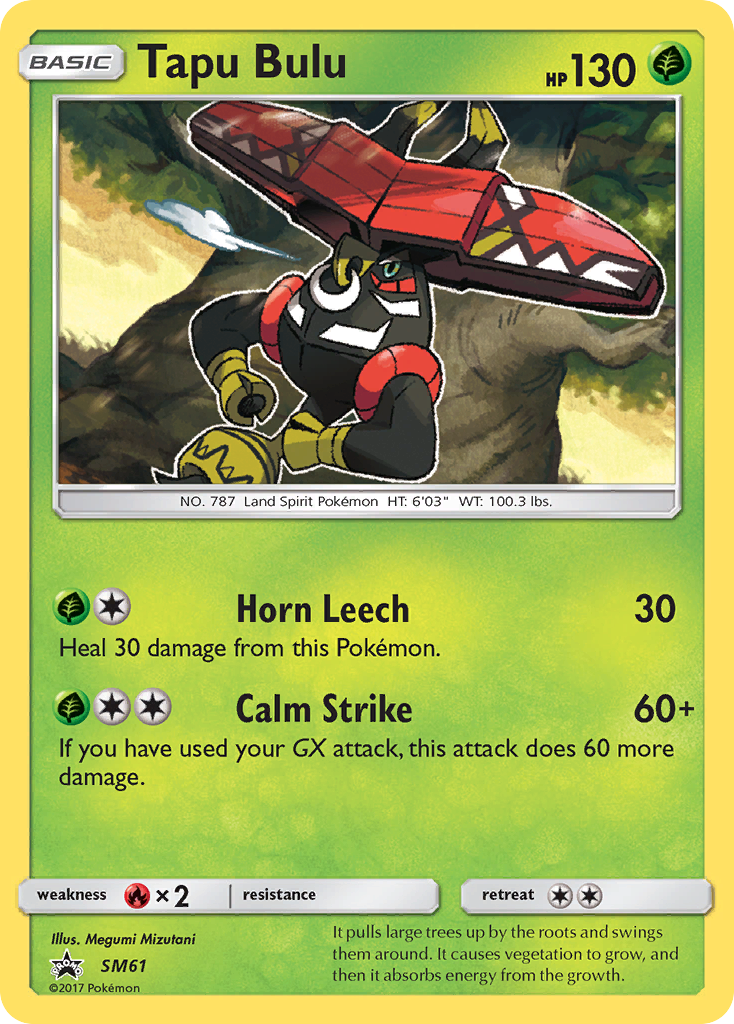 Tapu Bulu (SM61) [Sun & Moon: Black Star Promos] | Good Games Adelaide SA