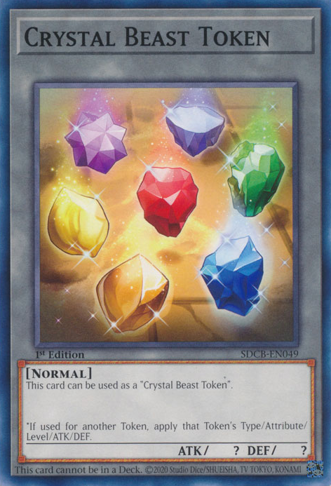 Crystal Beast Token [SDCB-EN049] Common | Good Games Adelaide SA