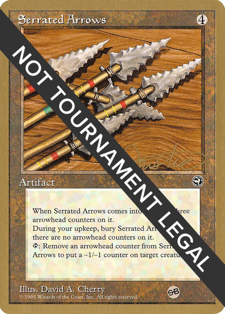 Serrated Arrows 1996 Mark Justice HML SB  (World Championship Decks)  | Good Games Adelaide SA