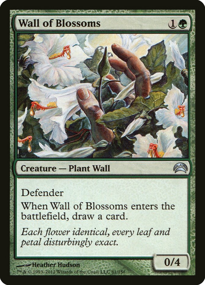 Wall of Blossoms [Planechase 2012] | Good Games Adelaide SA
